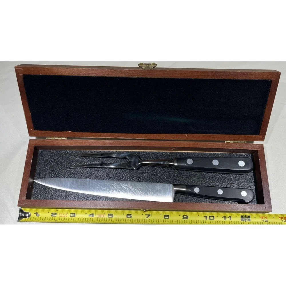 Thiers Issard Sabatier Carving Set In Wooden Box‎